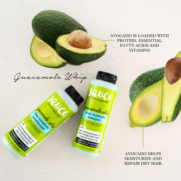 Sauce Beauty Guacamole Whip Deep Moisture Conditioner, Avocado Oil