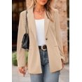 thumbnail image 4 of Blazer PRETTYGARDEN de Pana en Caqui Claro Talle S, 4 of 8
