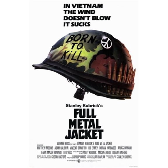 Pop Culture Graphics Full Metal Jacket Movie Poster - 11 x 17