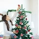 thumbnail image 3 of Moyic 30 unids/set bolas de Navidad ingredientes seguros textura de alta gama adornos reutilizables para árbol de Navidad Kits de decoración para fiestas Rojo, 3 of 6