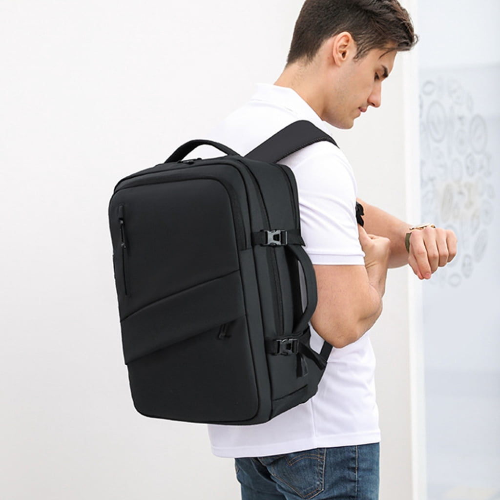 Laptop Computer PC Shoulder Bag Carrying Case with USB Charging Port Briefcases Business Casual School Bag Backpack