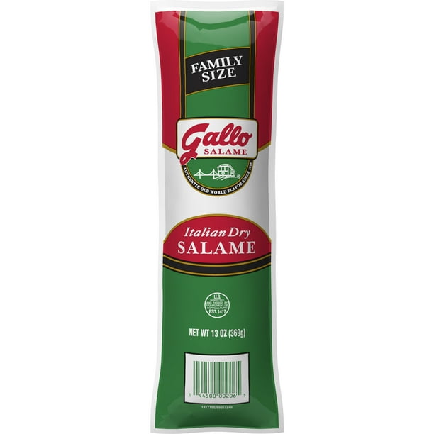 Gallo Salame® Italian Dry Salami Chub Deli Lunch Meat, Family Size, 13