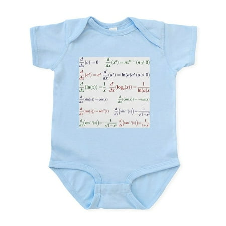 

CafePress - Derivatives Of Functions Infant Bodysuit - Baby Light Bodysuit Size Newborn - 24 Months