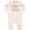 Natural Heather, variant on Mawmaw's Girl Heart Flowers Baby Fleece Romper