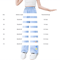 thumbnail image 2 of Coerni Girls Wide Straight Leg Sweatpants Trendy Elastic Waist Pants Casual Joggers with Heart Print Summer Hiking Pants Sweats, 2 of 4