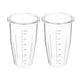 thumbnail image 3 of 2 vasos de repuesto para licuadora (650 ml), vasos graduados compatibles con varias licuadoras para preparar batidos., 3 of 8