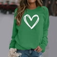 thumbnail image 1 of Jsaierl Chandails en Molleton Décontractés à Col Rond pour Femmes Imprimé Cœur Manches Longues Pull-Over Automne Chaud Confortable Hauts Tendance Mignons Polyvalents Chemises Quotidiennes Blouses de Sortie, 1 of 6