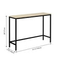 thumbnail image 4 of Al Fresco Slim Console Table, 41" Narrow Behind Sofa Table, Industrial Style, for Entrance, Living Room, Hallway, Gray, 4 of 7