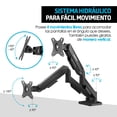 thumbnail image 4 of Soporte Hidráulico Redlemon para 2 Monitores de Hasta 27” Ajustable, 4 of 8