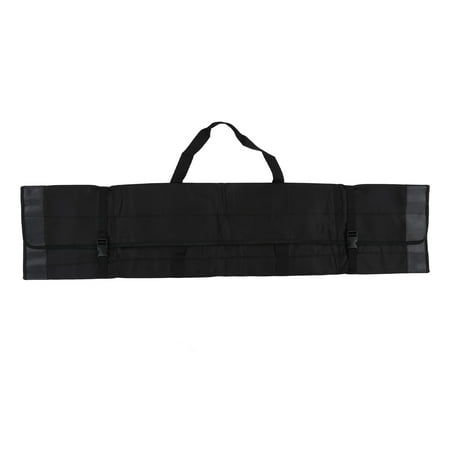Yunuqso Durable Rod Bag for Garden & Outdoor Adventures Black Fishing Enthusiast s Oxford Cloth Tote