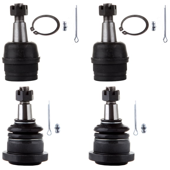 ECCPP 4pcs Front Lower Ball Joint Front Upper Ball Joint fit for 1997-1999 For Dodge Ram 1500