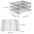 thumbnail image 1 of Stainless Steel Cooling Rack Nonstick Cooking Grill Tray For Biscuit Cake Bread Cake Stackable Accessories Cooling Baking Tray Cooling Racks For Baking Rack Rack, 1 of 8