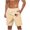 ☪352-Beige, variant on Nuoqisi Independence Day Men's Beach Shorts Drawstring Swimwear Sports Running Swim Board Shorts Bathing Suits with Pockets Summer