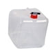 thumbnail image 3 of Contenedor de agua plegable, botella de agua con asa de transporte, ideal para acampar, 10 litros, 3 of 9