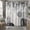 Black White, variant on Boho Sage Green Shower Curtain, Abstract Mid Century Bath Curtains, 47X64 Inch Geometric Bohemian Palm Leaf Arch Shower Curtain Set, Waterproof Fabric with Hooks, Bathroom Decor Accessories