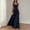 02-Navy, variant on Women's Sleeveless Pleated Maxi Dress, Elegant Fitted Bodycon Long Gown, Textured Ruched Formal Evening Dress for Wedding Party Cocktail 06-Sky Blue S