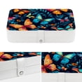 thumbnail image 4 of Butterfly Elegant PU Leather Jewelry Box Organizer with Removable Compartment, Portable Jewelry Display & Bracelet Holder, 4 of 6
