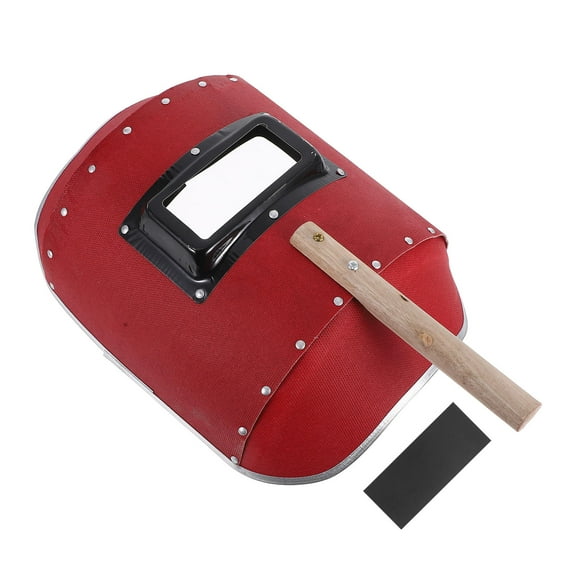 SOPOTUTU Facial Mask for Welder Welding Gear Red 1Set