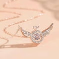 thumbnail image 3 of Dames Mode Amour Diamant Pendentif Collier Fête des Mères Cadeau Bijoux, 3 of 3