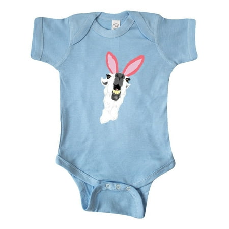 

Inktastic Easter Goofy Llama wearing Bunny Ears Gift Baby Boy or Baby Girl Bodysuit