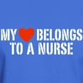thumbnail image 3 of CafePress - My Heart Belongs To A Nurse Dark T Shirt - Men's Classic Graphic Cotton T-Shirt, 3 of 4