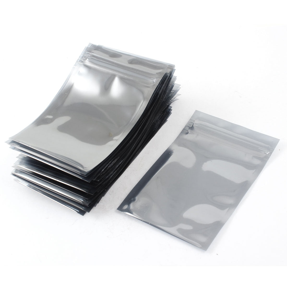Open Top 50 Pcs ESD Anti Static Shielding Bags 6 x 8" Flat 3 mil 