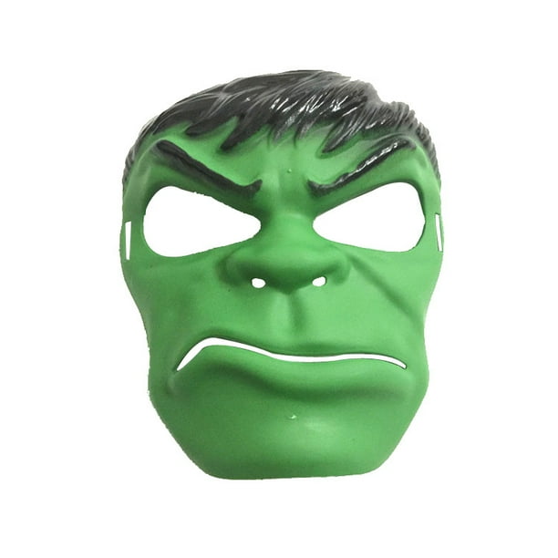 Máscara de cosplay con diseño de Hulks de color verde para decoración de Halloween