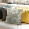 thumbnail image 3 of SHANXI Throw Pillow Covers Home Decor Floral Italian Flower Love Pillow Cases Decorative 24x24in, 3 of 5
