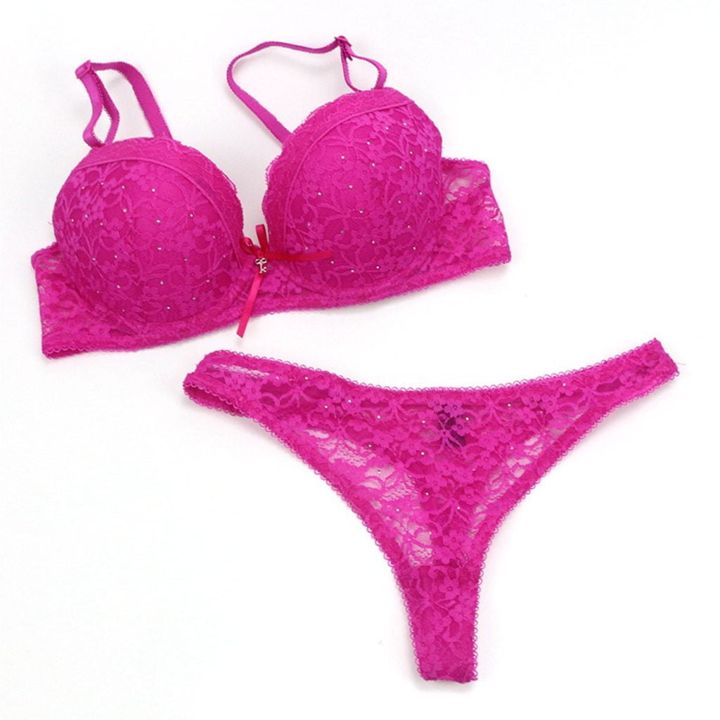 Hot Pink Bra Set - Shop on Pinterest