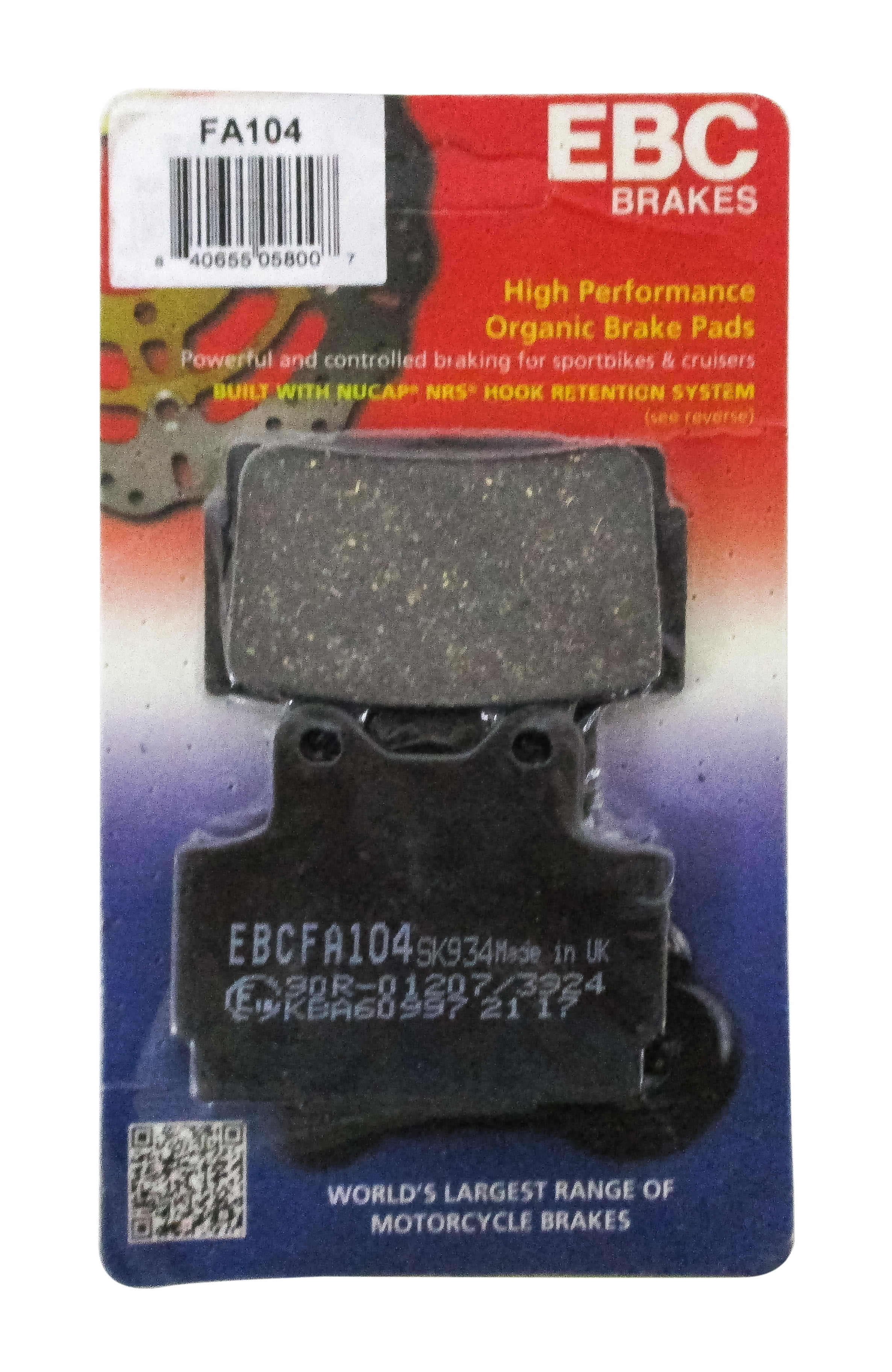 EBC Carbon X Series FA702X Brake Pads - High-Performance For Dirt Bikes & Motocross