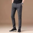 thumbnail image 3 of Pantalon Skinny Cómodos Elásticos Para Hombre Térmico 2pcs, 3 of 8