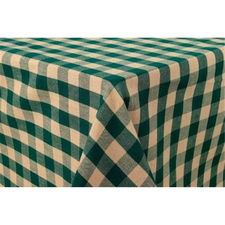 

70 x 70 in. Table Cloth Green Check