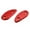 Red, variant on Honda CBR1000RR CNC Black Mirror Block Off Plates, 2008-2023