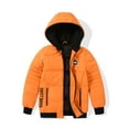 thumbnail image 5 of MADHERO Kids Lined Hooded Puffer Jacket Waterproof Jacket Windbreaker Jacket With Printing, 5 of 6