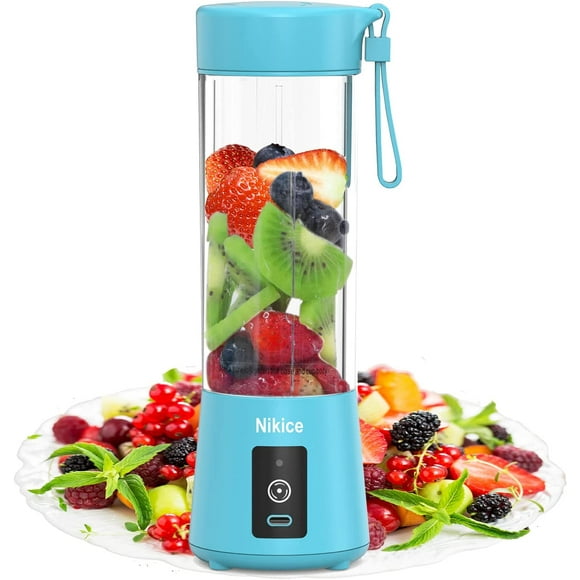 PIPETPET Portable Blender, Personal Size Blender for Smoothies and Shakes,USB Rechargeable Mini Blender Fresh Juicer Cup with Stronger Motor Household Fruit Mixer for Kitchen,Home,Travel