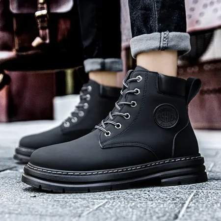 

Men‘s Pu Leather Fashion Boots Autumn & Winter Yellowstone