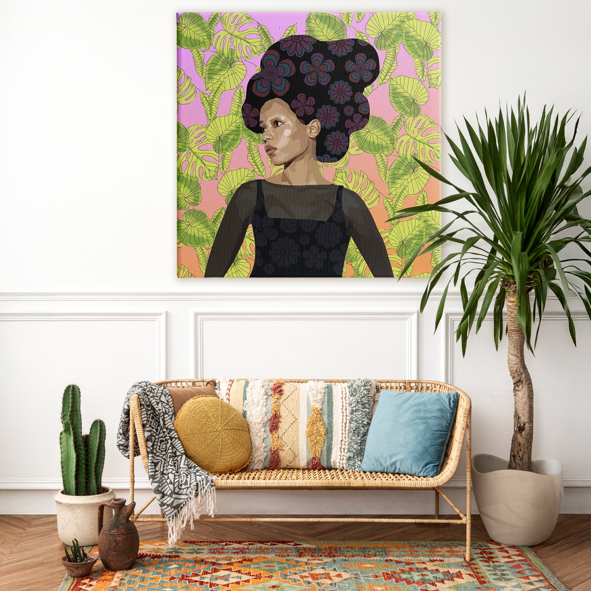 Stupell Industries Whispers Of Bloom Canvas Wall Art, design by Lynnda Rakos