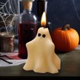 thumbnail image 5 of KMMYS 2Pcs Halloween Ghost Candles, Decorative Candles for Home Decor, Unique Gift for Halloween Party, Eerie Ambiance Set, Whimsical Ghost Design, Long-Lasting Wax Candles, 5 of 5