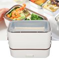 thumbnail image 1 of Food Heater Lunch Box, Food Warmer 1.2L Capacity Electric Lunch Box  for Work, 1 of 7