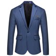 thumbnail image 1 of Traje de hombre entallado de un solo pecho, moda juvenil, informal, para banquete de boda, chaqueta, 1 of 6