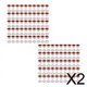 thumbnail image 1 of Juego De Herramientas Para Ojales De 2 X 100 Piezas, Resistente, Para álbumes De Recortes, Ropa Y Zapatos, Color Naranja, 1 of 8