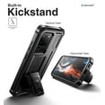 thumbnail image 5 of Dexnor Étui Intégral pour Samsung Galaxy S20 Ultra/6,9 Pouces, [Protecteur d'Écran Intégré et Support] Protection Robuste de Qualité Militaire, Étui de Protection Antichoc pour Galaxy S20 Ultra, Noir, 5 of 5