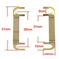 thumbnail image 3 of Lefu 2Pcs Speaker pure copper connection piece four junction box connection DIY, 3 of 8