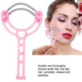 thumbnail image 2 of Removedor de vello facial, depiladora efectiva, portátil, para depilación de labios, dispositivo de resorte de plástico, herramienta de belleza para mujeres y hombres (rosa) Kuyhfg Bienvenido a Kuyhfg, 2 of 3