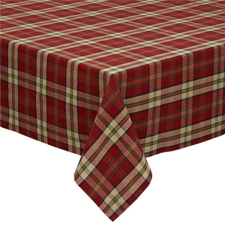 

60 x 84 in. Campfire Plaid Tablecloth