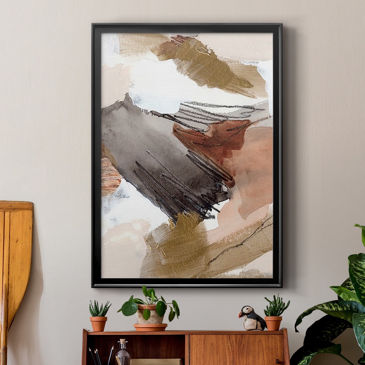 Antique Gold III Premium Framed Print, in Gold, Black, or Silver - Ready to Hang