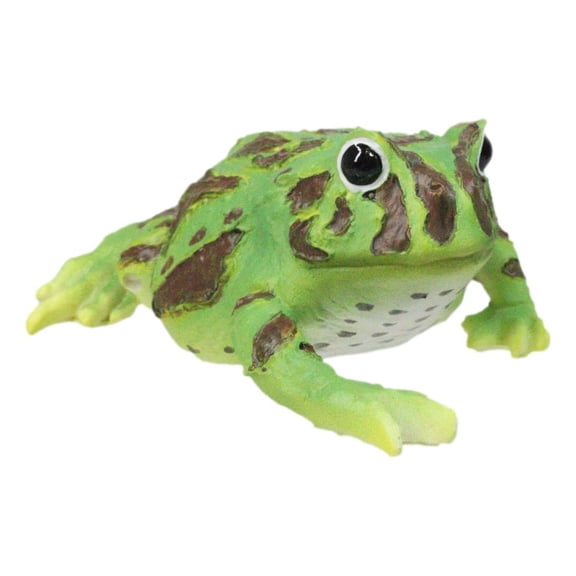 Realistic Lithobates Clamitans Amphibian Green Frog Decorative Figurine