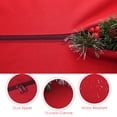 thumbnail image 4 of Hearth & Harbor Christmas Tree Storage Bag made from Durable Fabric, Fits up to 7.5 ft Holiday Trees - Red, 4 of 7