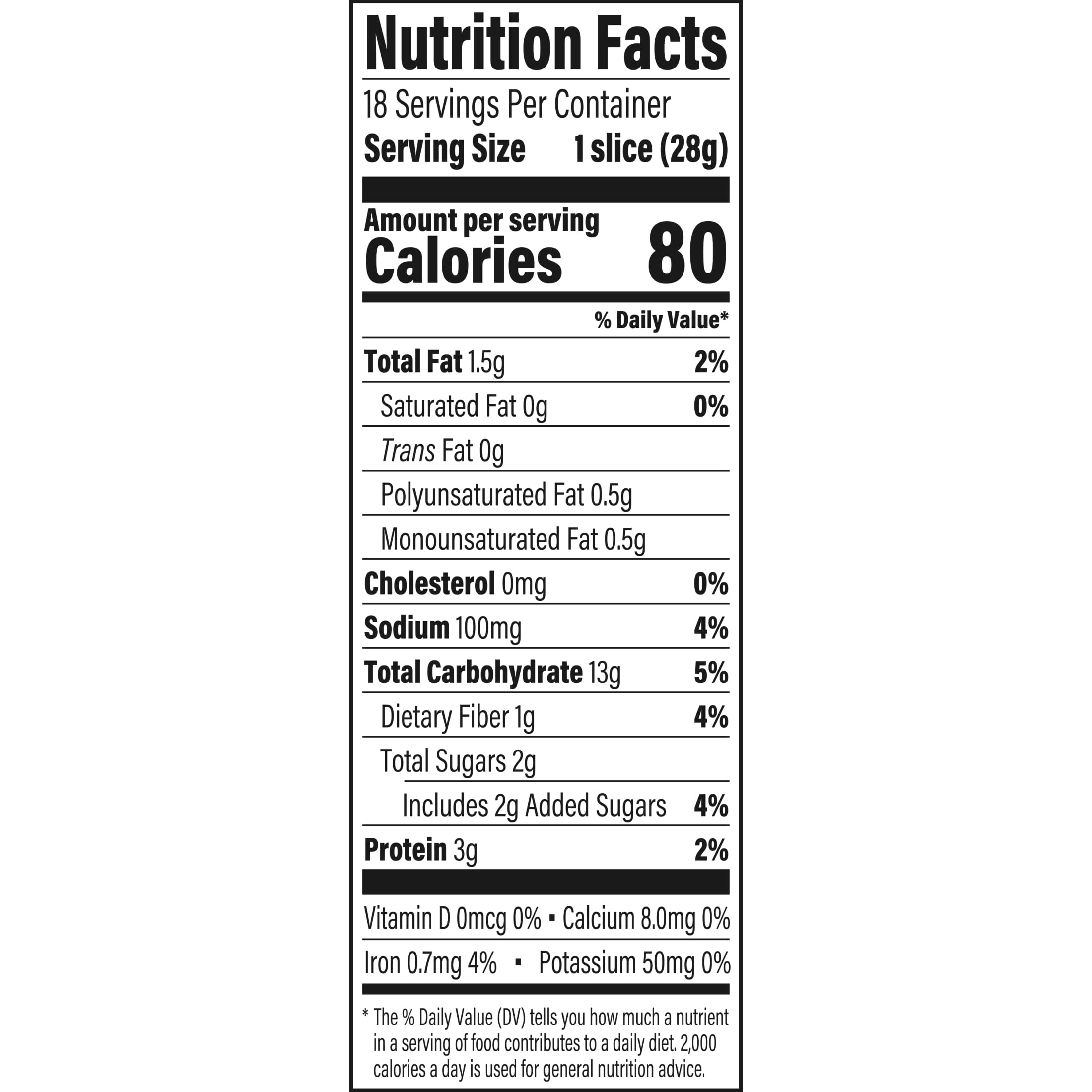 Brownberry Small Slice Oatnut Bread, 18 oz, Oat Bread, Bag