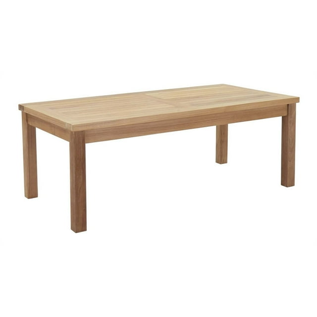 Modway Marina Table Basse Moderne en Bois pour Patio en Teck Naturel